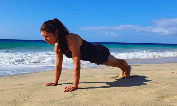 Yoga am Strand